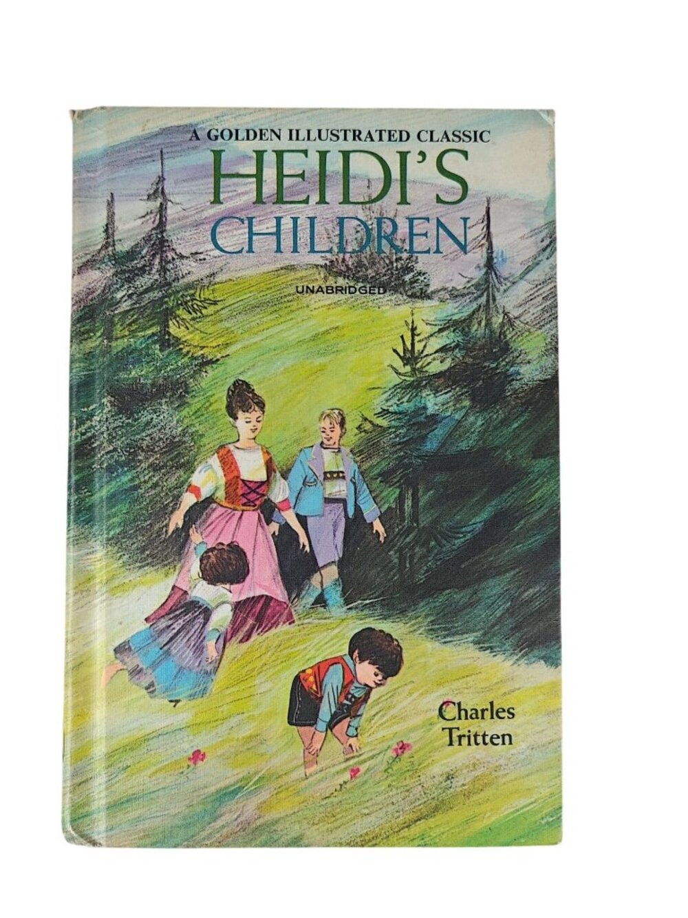 Heidi's Children Charles Tritten Hardcover Golden Illustrated Classic Unabridged